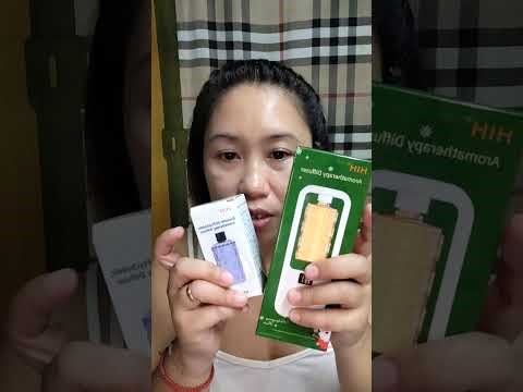 parcel unboxing - aromatherapy diffuser