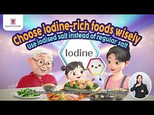Choose iodine-rich foods wisely. Use iodised salt instead of regular salt (Web accessible version)