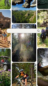 It's Celebrate Trails Day so let's show some love for our Black Hills and Badlands trails! Seek adventure hiking and biking to off-roading and horseback riding or relax, finding the perfect spot to cast a fishing line or admire the views. No matter the excursion, we have trails for you! What is your favorite way to enjoy the Black Hills and Badlands Trails? #DiscoverBlackHillsBadlands | Black Hills