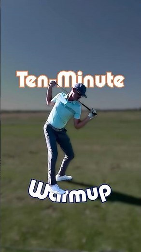 Only 10 Minutes Before Your Tee Time? Do This