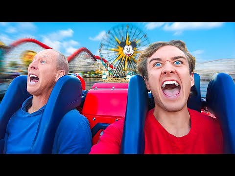 Forcing My Parents On A Roller Coaster *bad idea*