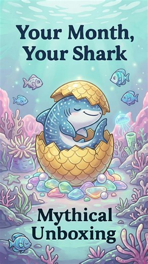 MYTHICAL UNBOXING on Instagram: "The shell is beginning to crack once more… 👀✨ A tiny shark is almost ready to show itself, each one a little different from the last. Which one would you get? 🦈 Comment below 👇 #shark #babyshark #unboxing #aiart #fyp"
