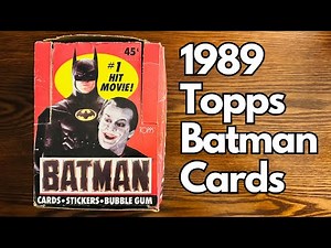 The BAT-tastic World of 1989 Topps Batman Cards!