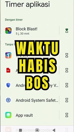 Trik Tersembunyi Batasi Pemakaian Aplikasi!