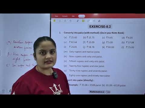 MATHS - 2 | CHAPTER 8 : MONEY AND WORKSHEET - VII