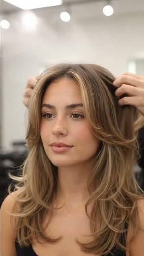 Rachel Cut Hair Transformation ✂️🔥 90s Layers & Volume #RachelCut #90sHair #HairTransformation #usa