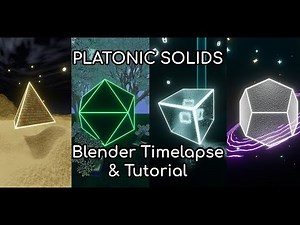 Platonic Solids Satisfying Animation: Blender Tutorial and Timelapse