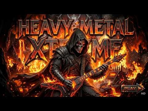 Heavy Metal Xtreme | Dark Heavy Metal Realm & Thunderous Steel Energy 🔥 2 Hour Ride