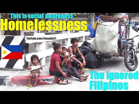 A Big Homeless Family in Manila Philippines Who Found Abandoned Puppies on the Street. Philippines!