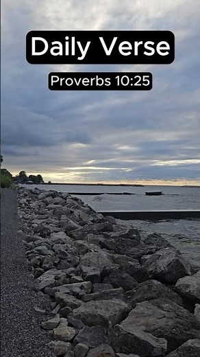 1 Verse, 1 Minute: Proverbs 10:25