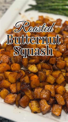 Stephenie on Instagram: "This brown sugar roasted butternut squash is proof that simple ingredients can make the most delicious dishes. Just butter, brown sugar, salt, pepper, and a touch of cinnamon transform butternut squash into something warm, caramelized, and perfectly balanced — sweet with just enough savory to keep you going back for another bite. It’s an easy side dish that feels cozy and special without any complicated steps. Perfect alongside chicken, pork, or even a simple sourdough d