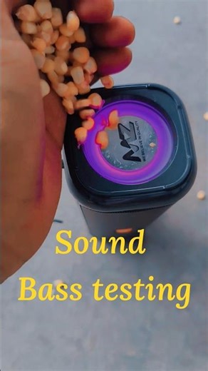 Bass testing Corn🌽🌽#bass #boosted