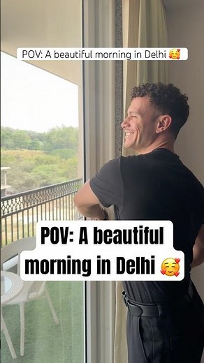 POV: A beautiful morning in Delhi 🥰