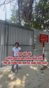 Phần 8:Phường Định Công vội tháo biển "Trụ Sở Tuần Tra An Ninh" trên đất dân khi dư luận vào cuộc