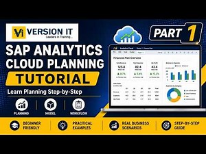 Analytics Cloud Planning Part 1 | SAC Planning Training for Beginners | SAC Online Training
