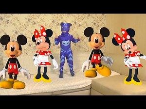 Five Little Mickey and Minnie Mouse Jumping On The Bed | Children Nursery Rhyme and Songs by Timur