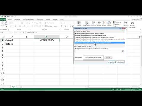 Fórmula básica para comparar en excel (verdadero ó falso)/Asignar color a la celda en función de...