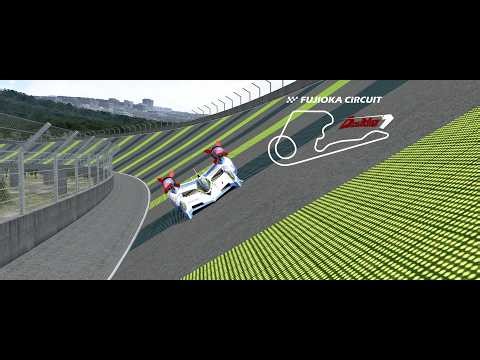 Assetto Corsa-新世紀GPXサイバーフォーミュラFujioka Circuit Track Mod | Layout Preview | Driven in Asurada AKF-0/G