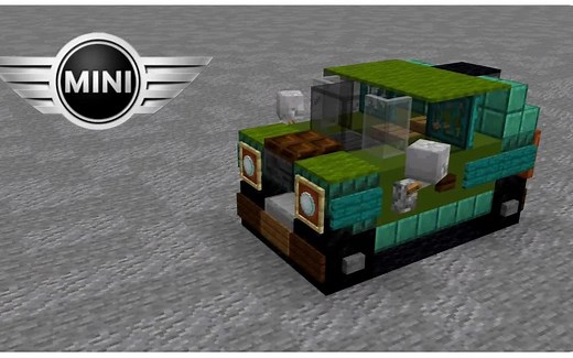 【MINECRAFT汽车教程系列】如何制造一辆（mini1000）憨豆先生座驾