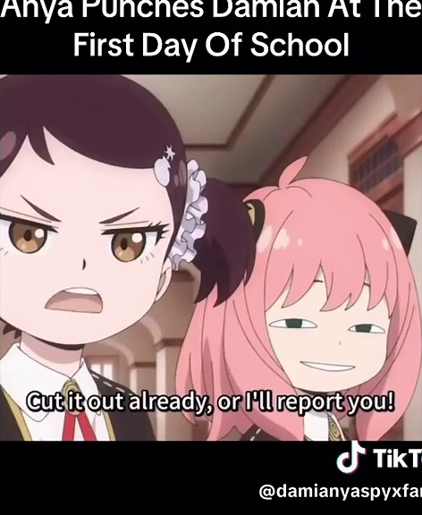 Anya Punches Damian: School Day Surprise!