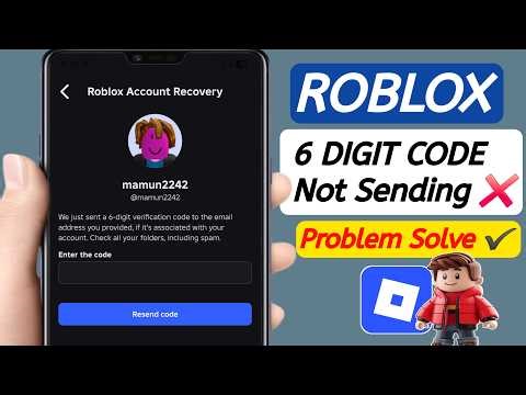 How to Fix Roblox 6 Digit Verification Code Not Sending | Roblox Password Reset Email Not Received