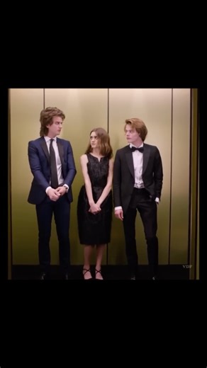 Stranger things cast elevator scene #strangerthings #shorts #netflix
