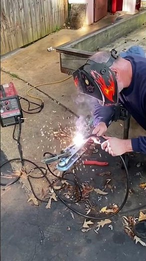Welding a New Hitch / Receiver on the trailer. Find more like this on MintHillBilly DIY