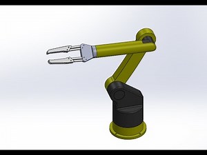 Robotic Arm Assembly & Motion Overview in SolidWorks | Full Mechanical Assembly