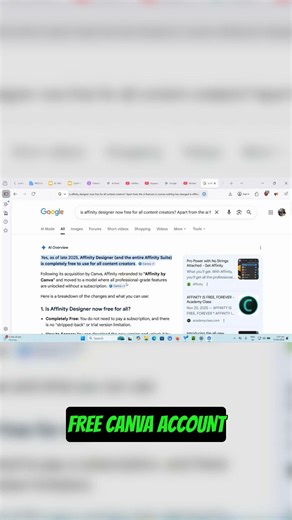 Unlock Affinity Designer: Just Create a FREE Canva Account!