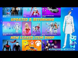 Winterfest Item Shops(OG Season Shop, SpongeBob, Batman Beyond) Fortnite