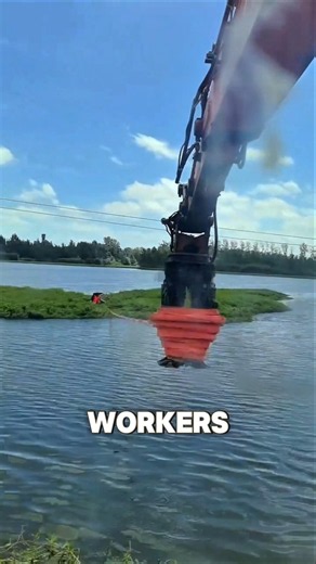 Why Does This Aquatic Plant Need an Excavator? The Reason Is Shocking! 😱
