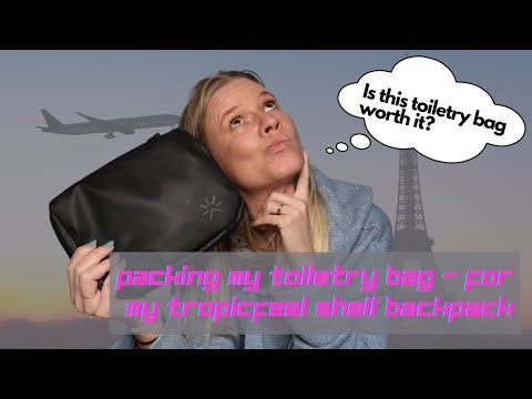 Packing my Shell toiletry bag - Tropicfeel
