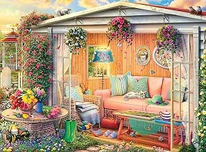 Buffalo Games - Eduard - Escape to the Shed - 1000 Piece Jigsaw Puzzle For Adults - Challenging Puzzle Perfect for Game Nights - Finished Puzzle Size is 26.75 x 19.75