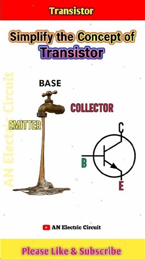 "How Transistors Work | Simple Explanation" #shortsfeed #electronic #electricalengineering