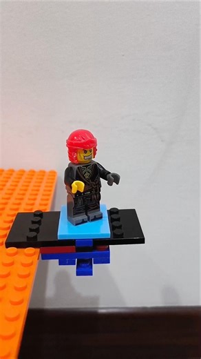 A dangerous trap. Throwing a dummy. #lego #legoasmr #legobuild #legostopmotion #trap