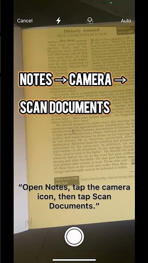 Scan Documents With iPhone