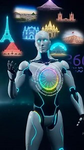 🤖🗣️ Robot Tries Speaking 10 Languages… At the Same Time 😂 #robot #shorts #feedshorts #viral