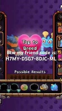 Breeding Yawstritch first try! #mysingingmonsters #msm #lol #shorts