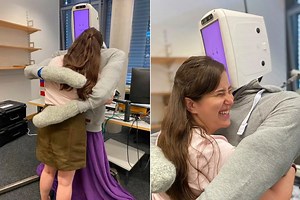 Slightly Creepy HuggieBot 3.0 Robot was Designed for Hugging Humans