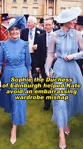 Sophie the Duchess of Edinburgh helped Kate avoid an embarrassing wardrobe mishap #royalnews #royalfamily #princewilliam #princeharry #princesskate #katemiddleton #princesscharlote #princegeorge #trending #virals #fyp | DIY TREND