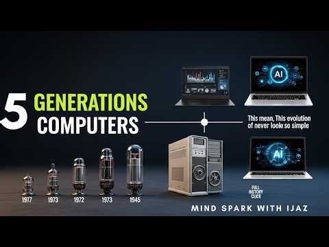 Computer ki 5 Generations | Complete History in Urdu/Hindi