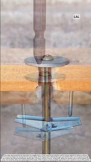 The ultimate toggle bolt installation technique