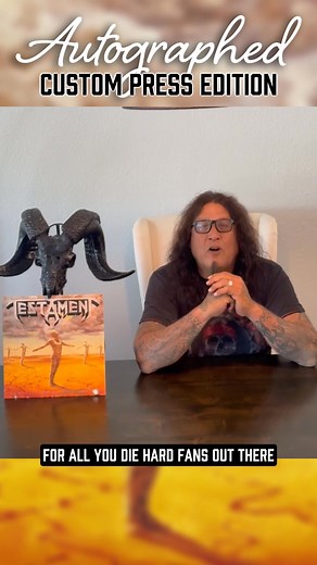 46K views · 85 reactions | This one’s for the diehard thrash warriors. Practice What You Preach turns 35, and we’re cranking it up with an autographed custom pressing, This 35th Anniversary commemorative piece is hand-signed by Chuck Billy, Alex Skolnick, and Eric Peterson. Only 750 copies exist, and once they’re gone, they’re gone for good. Snag yours now or you might regret it later! | Testament | Facebook