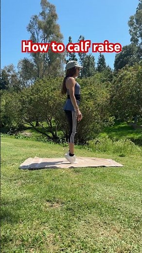 How to calf raise