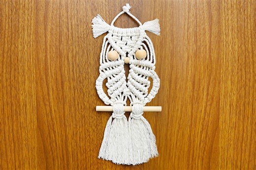 9.3K views · 53 reactions | One of the COOLEST Macrame crafts! https://onelittleproject.com/macrame-owl/ | One Little Project | Facebook