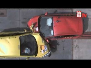 ADAC crash test Peugeot 308, Ford Fiesta