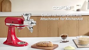 TOCOKEID All Metal Grain Mill Attachment for KitchenAid Stand Mixers - Walmart.com
