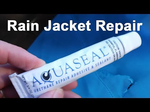 REPAIR a RAIN JACKET in the Field with AQUASEAL