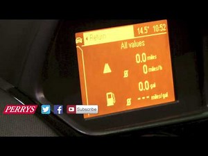 Vauxhall corsa trip computer (on board computer) | Features explained
