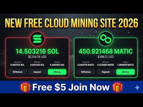 New free cloud mining website 2026 🚀 Legit New Platforms